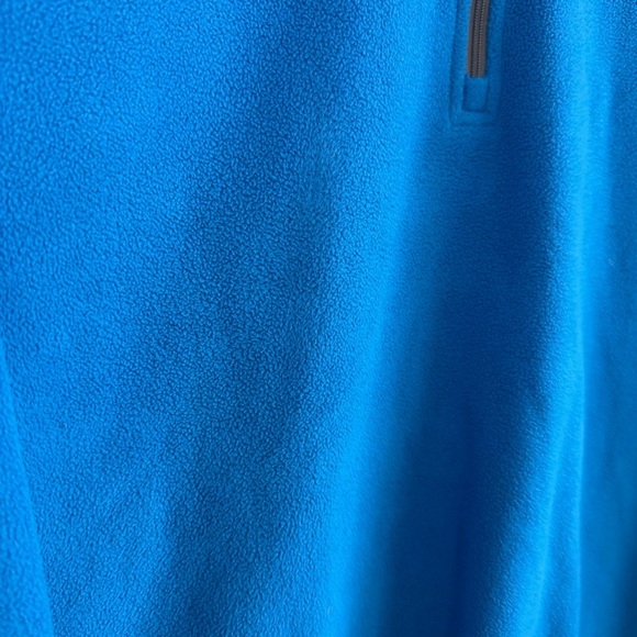 Eddie Bauer Men's Blue Zip-Up Sweater - Large (Tall) - Picture 5 of 5
